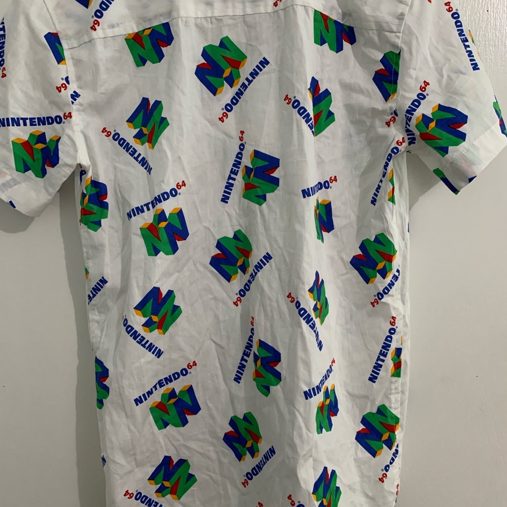 Nintendo Multicolor Men's Shirt - Picture 3 of 3